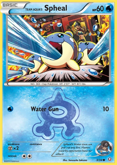 Team Aqua's Spheal #3