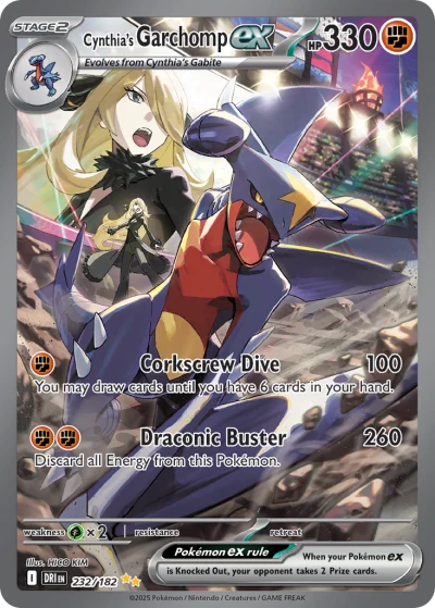 Cynthia's Garchomp ex #232