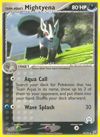 Team Aqua's Mightyena #30