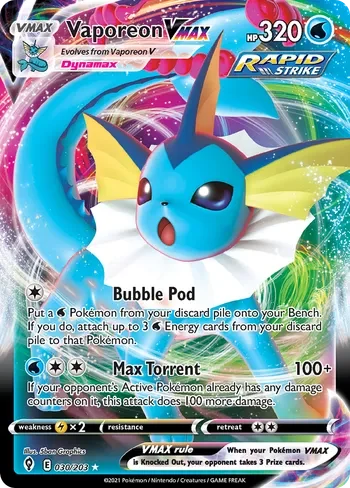 Vaporeon VMAX #EVS 030