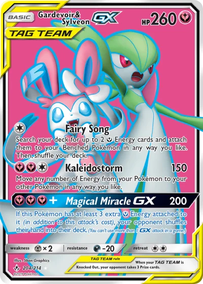 Gardevoir & Sylveon-GX #204