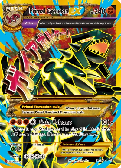 Primal Groudon-EX #97