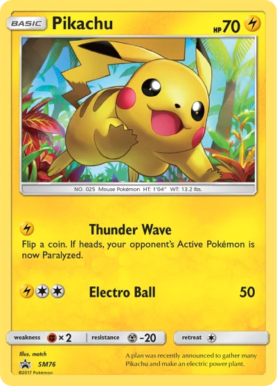 Pikachu #SM76