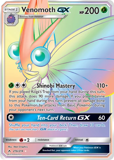 Venomoth-GX #216