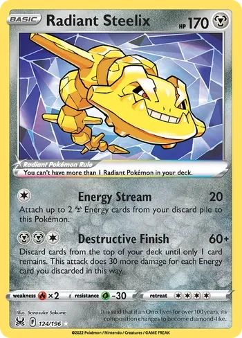Radiant Steelix #LOR 124