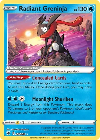 Radiant Greninja #ASR 046
