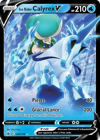 Ice Rider Calyrex V #CRE 045