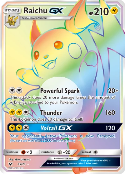 Raichu-GX #75