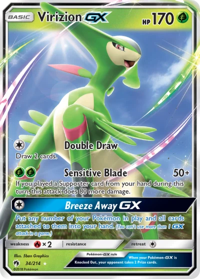 Virizion-GX #34