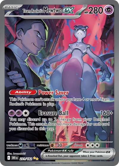 Team Rocket's Mewtwo ex #231