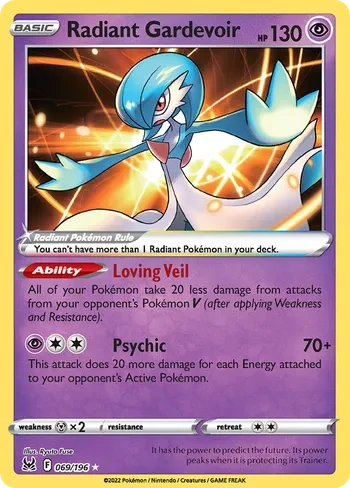 Radiant Gardevoir #LOR 069