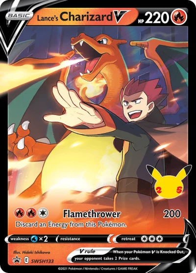 Lance's Charizard V #SWSH133