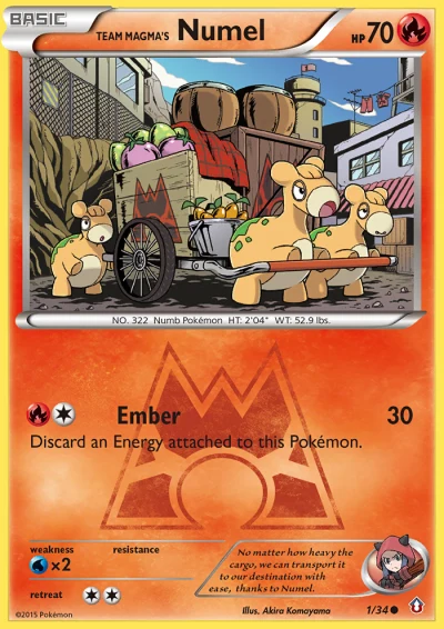 Team Magma's Numel #1