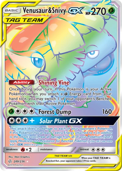 Venusaur & Snivy-GX #249