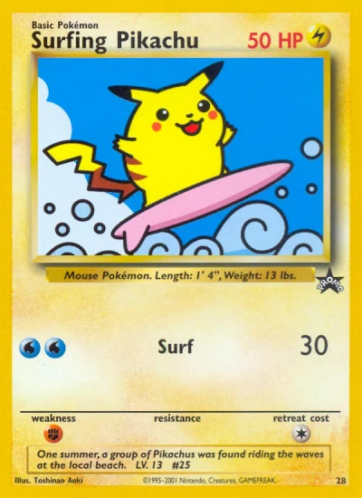 Surfing Pikachu #28