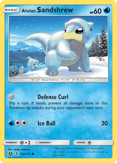 Alolan Sandshrew #19a