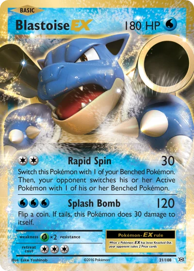 Blastoise-EX #21