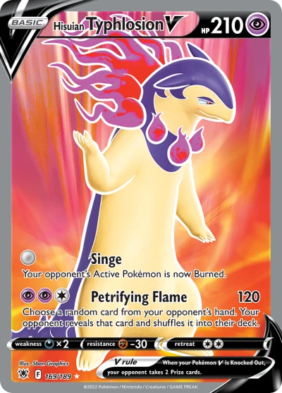 Hisuian Typhlosion V #169