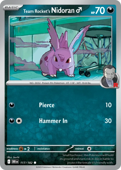 Team Rocket's Nidoran♂ #117