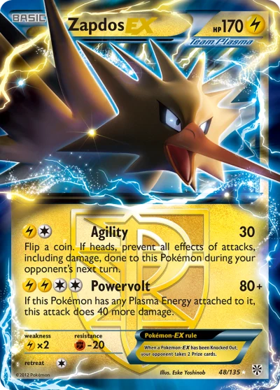 Zapdos-EX #48