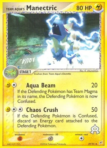 Team Aqua's Manectric #29