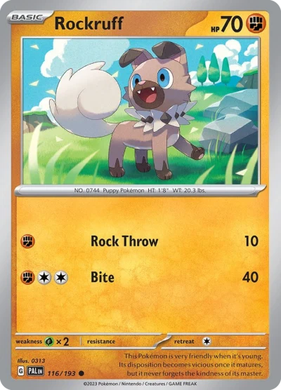 Rockruff #116