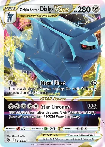 Origin Forme Dialga VSTAR #ASR 114