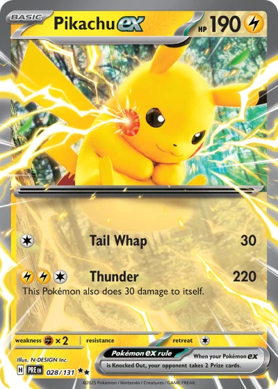 Pikachu ex #28
