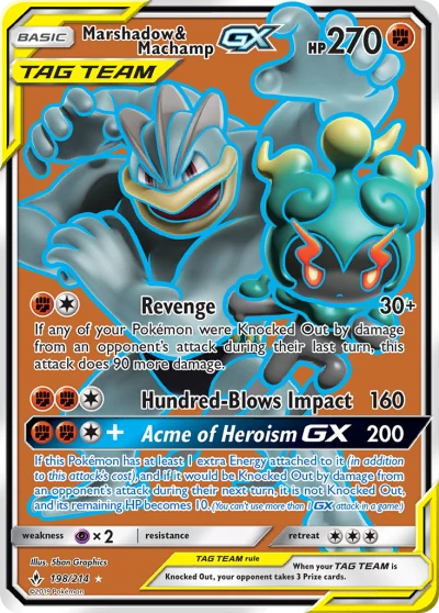 Marshadow & Machamp-GX #198
