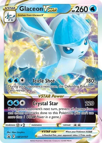 Glaceon VSTAR #SWSH197