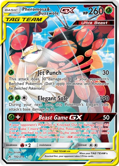 Pheromosa & Buzzwole-GX #192