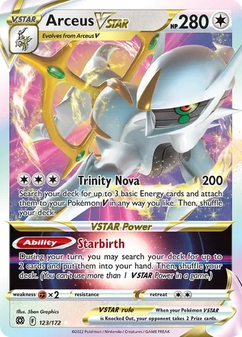 Arceus VSTAR #BRS 123