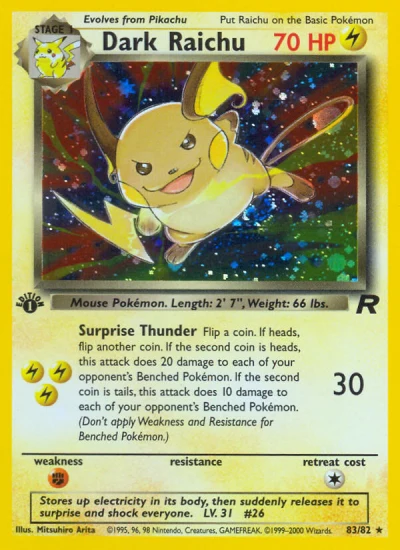 Dark Raichu #83