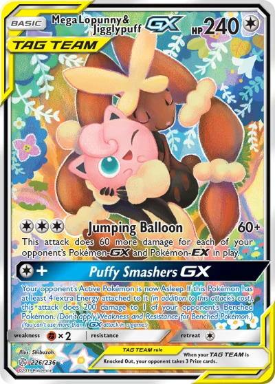 Mega Lopunny & Jigglypuff-GX #226