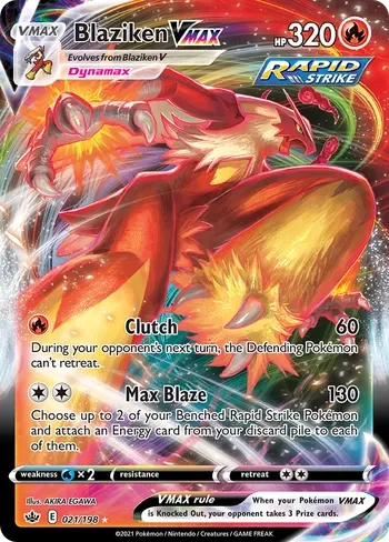 Blaziken V Blaziken VMAX #CRE 021